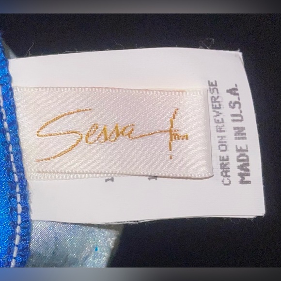 Vintage Sessa! Floral One Piece Swim Suit size 8 - Picture 5 of 9